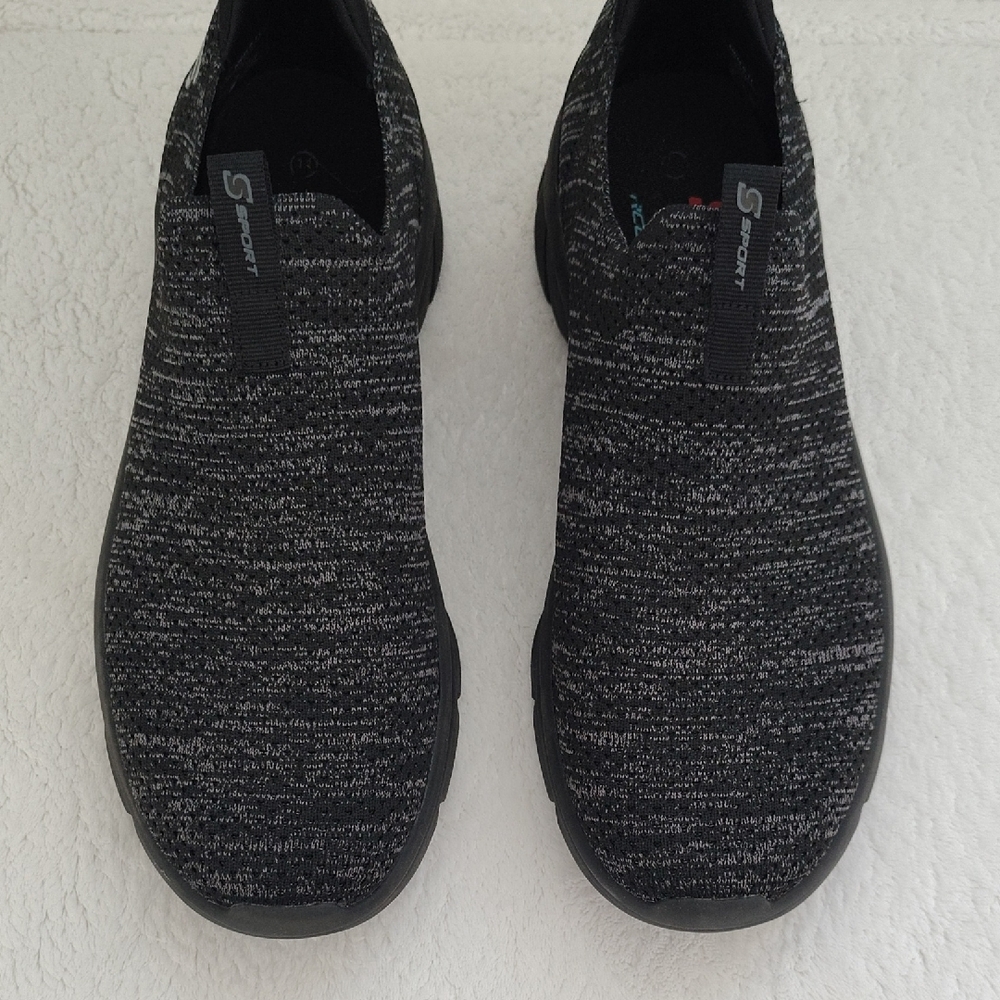 Skechers Black and Gray Men's Shoes